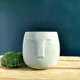 Concrete Large Face Planter