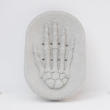 Concrete Skeleton Hand Soap Dish