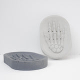 Concrete Skeleton Hand Soap Dish