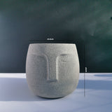 Concrete Large Face Planter