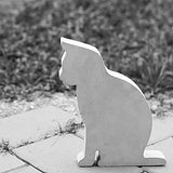 Concrete Cat Silhouette