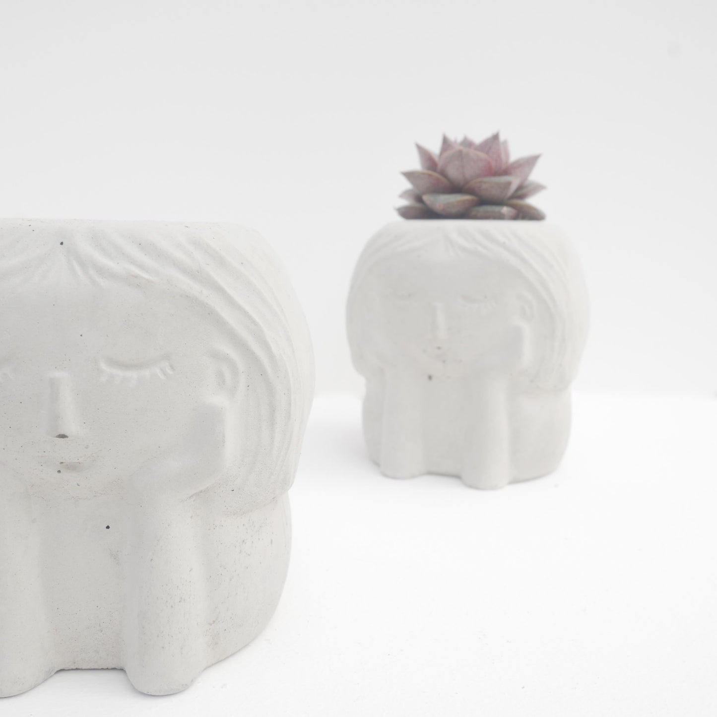 🤔 The Quiet Thinker: Handmade Succulent / Plant Pot by Deterra London