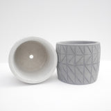 Geo Pattern Planter -  2 Sizes