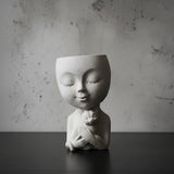 Handmade Concrete Cuddles with Cat and Moss