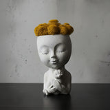 Handmade Concrete Cuddles with Cat and Moss