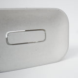 Rounded Concrete Soap Dish with Drainage